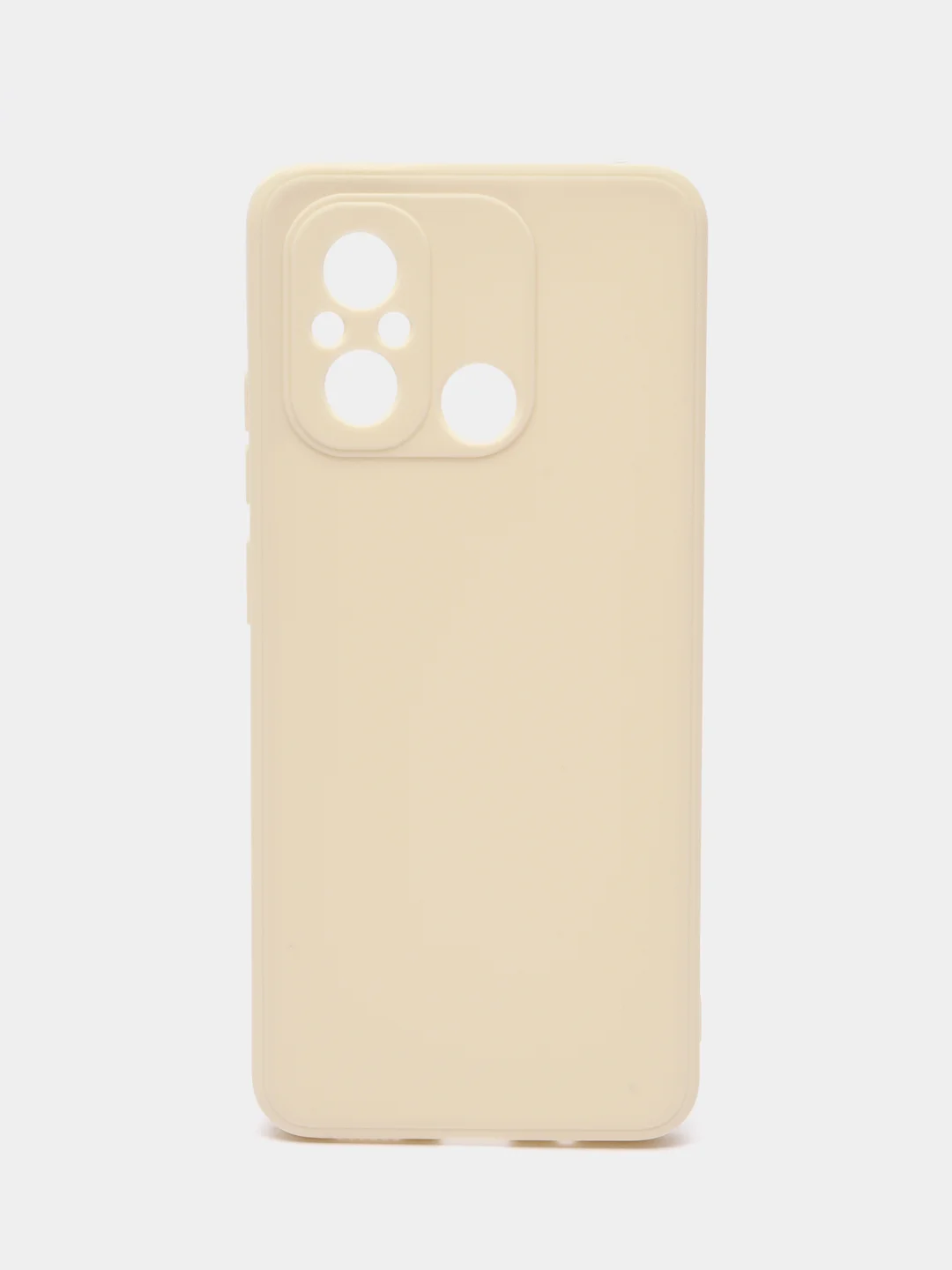 Силиконовый чехол для Xiaomi Redmi 12C (Сяоми Редми 12С), прозрачный черный противоударный