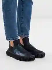 Бежевый слипоны женские