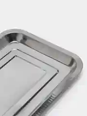 Металлический поднос для сервировки и подачи блюд, 26 x 19 см и 31 x 21 см