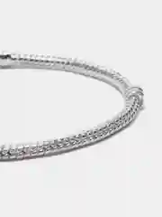 Серебряный браслет для создания украшений с шармами