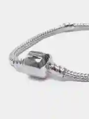 Серебряный браслет для создания украшений с шармами