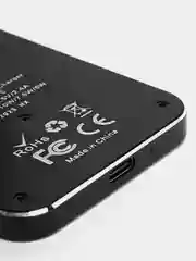 Черный magsafe (магнитный) держатель для iPhone в машину, беспроводная зарядка 15W