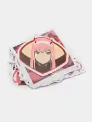 Белый наклейки , стикеры, Стикерпак 02 аниме Милый во Франксе, 60 шт  "Darling in the Franxx"