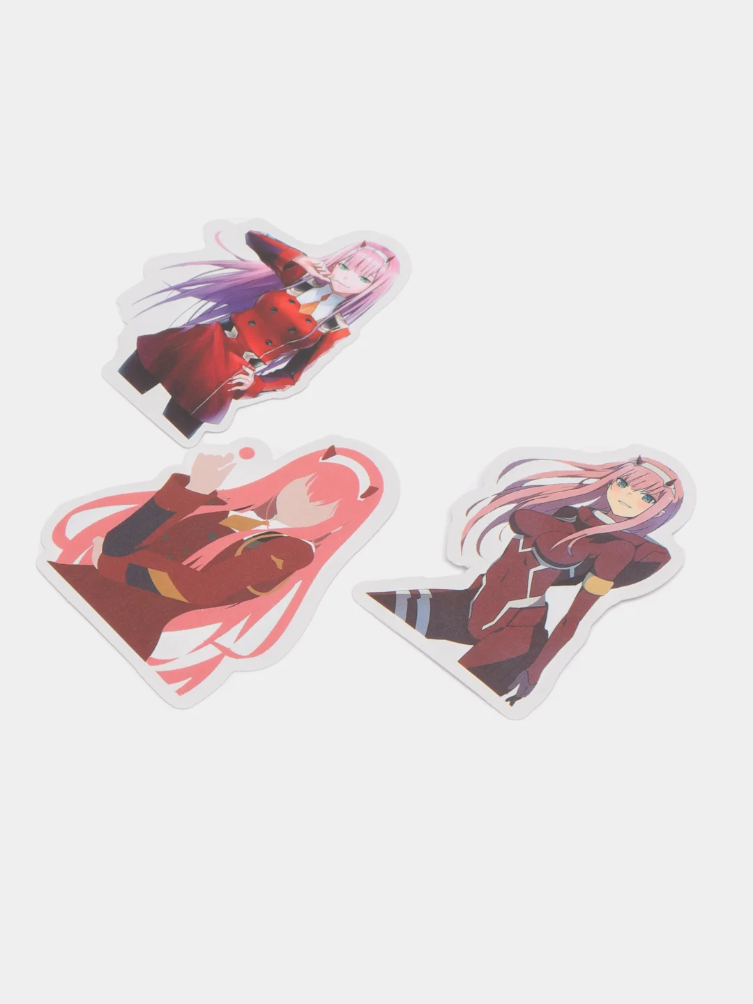 Белый наклейки , стикеры, Стикерпак 02 аниме Милый во Франксе, 60 шт  "Darling in the Franxx"