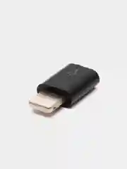 Черный переходник для iPhone, Микро USB на Lighting для устройсв Apple iPhone iPad AirPods