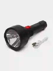 Фонарь ручной, аккумуляторный, 5 Вт, 1200 мАч, АКБ 18650, 19 х 8.2 см, USB