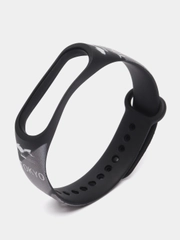 Силиконовый ремешок ПИКАЧУ для Xiaomi mi band 3 / 4 / 5 / 6