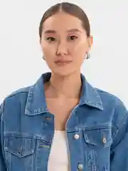 Прозрачный серьги кольца "Color", серьги женские полукольца, бижутерия