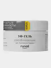 Светло-бежевый гель для наращивания/Камуфлирующий УФ-гель Runail Professional