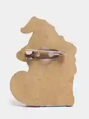 Аметистовый значок деревянный