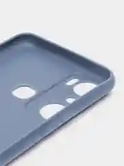 Темно-синий чехол для Infinix Hot 20i, Инфиникс Хот 20Ай, силиконовый, матовый