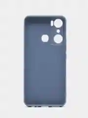 Темно-синий чехол для Infinix Hot 20i, Инфиникс Хот 20Ай, силиконовый, матовый