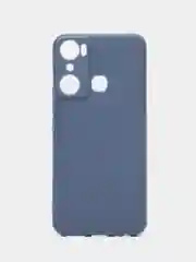 Темно-синий чехол для Infinix Hot 20i, Инфиникс Хот 20Ай, силиконовый, матовый