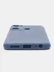 Темно-синий чехол для Infinix Hot 20i, Инфиникс Хот 20Ай, силиконовый, матовый