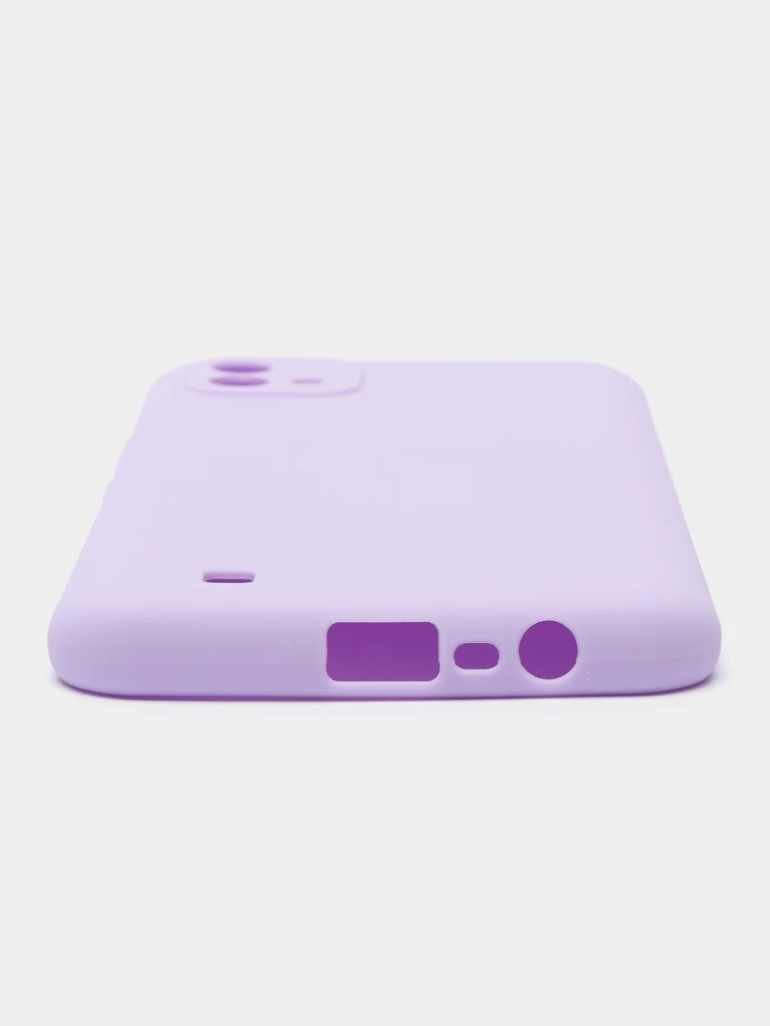 Лавандовый чехол Realme C11 2021 / Realme C20 Реалми С11 2011 / С20 силиконовый цветной матовый