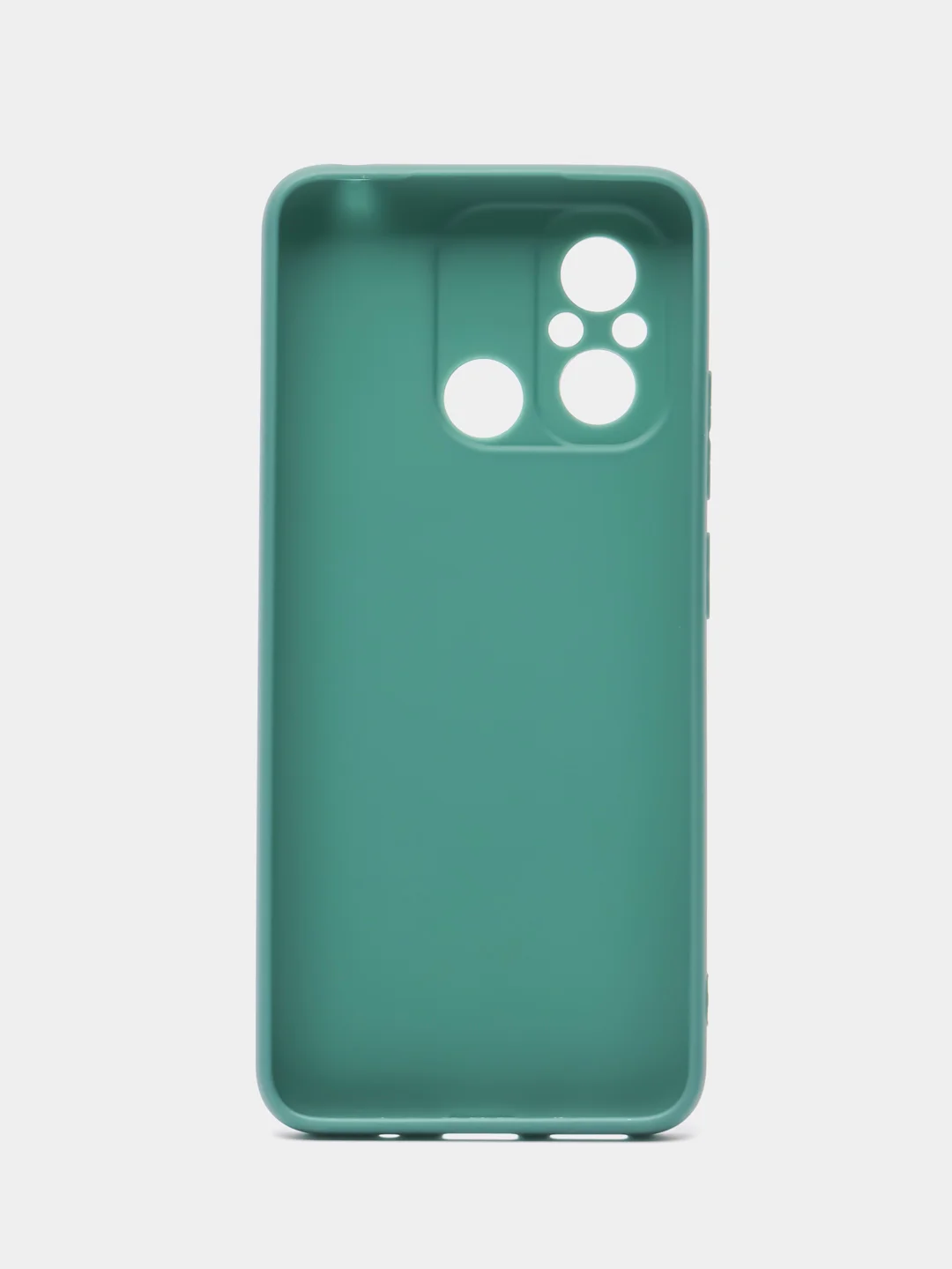 Тёмно-зелёный чехол для Xiaomi Redmi 12C (Сяоми Редми 12С), силиконовый, матовый