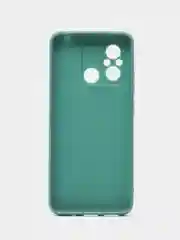 Тёмно-зелёный чехол для Xiaomi Redmi 12C (Сяоми Редми 12С), силиконовый, матовый
