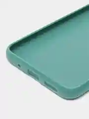 Тёмно-зелёный чехол для Xiaomi Redmi 12C (Сяоми Редми 12С), силиконовый, матовый