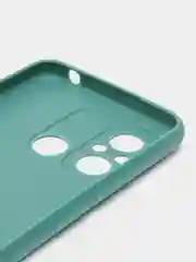 Тёмно-зелёный чехол для Xiaomi Redmi 12C (Сяоми Редми 12С), силиконовый, матовый