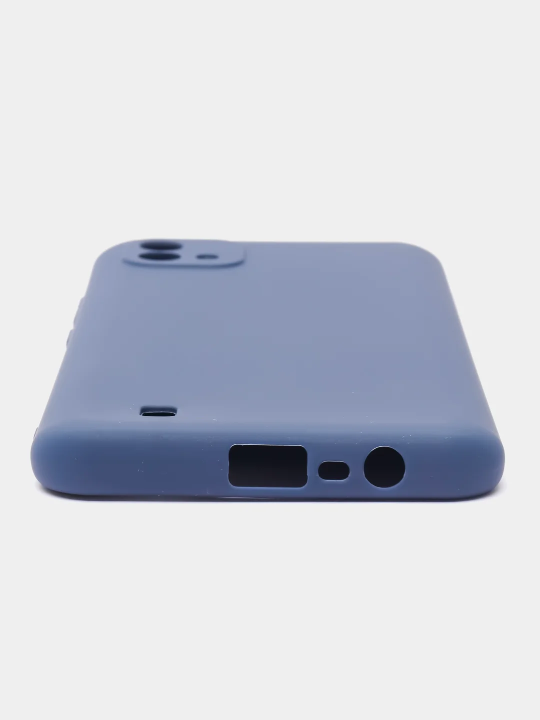 Голубой чехол Realme C11 2021 / Realme C20 Реалми С11 2011 / С20 силиконовый цветной матовый