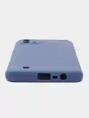 Голубой чехол Realme C11 2021 / Realme C20 Реалми С11 2011 / С20 силиконовый цветной матовый