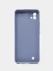 Голубой чехол Realme C11 2021 / Realme C20 Реалми С11 2011 / С20 силиконовый цветной матовый