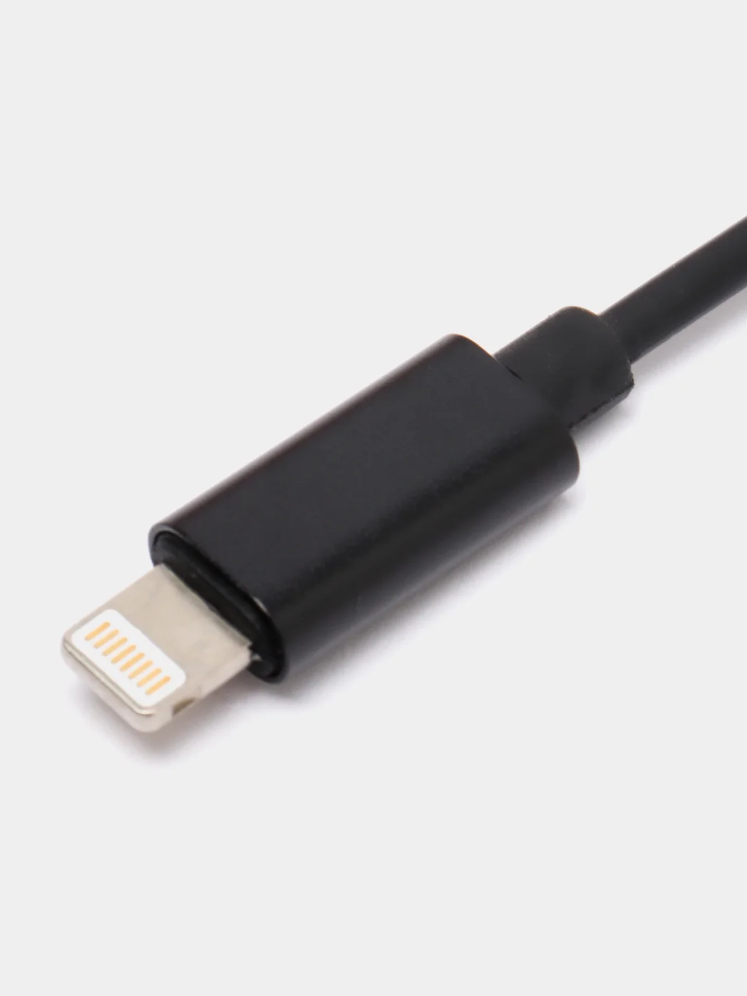 Белый кабель AUX - Lightning для iPhone 1 м, Высокое Качество Звука, Совместимость с Apple