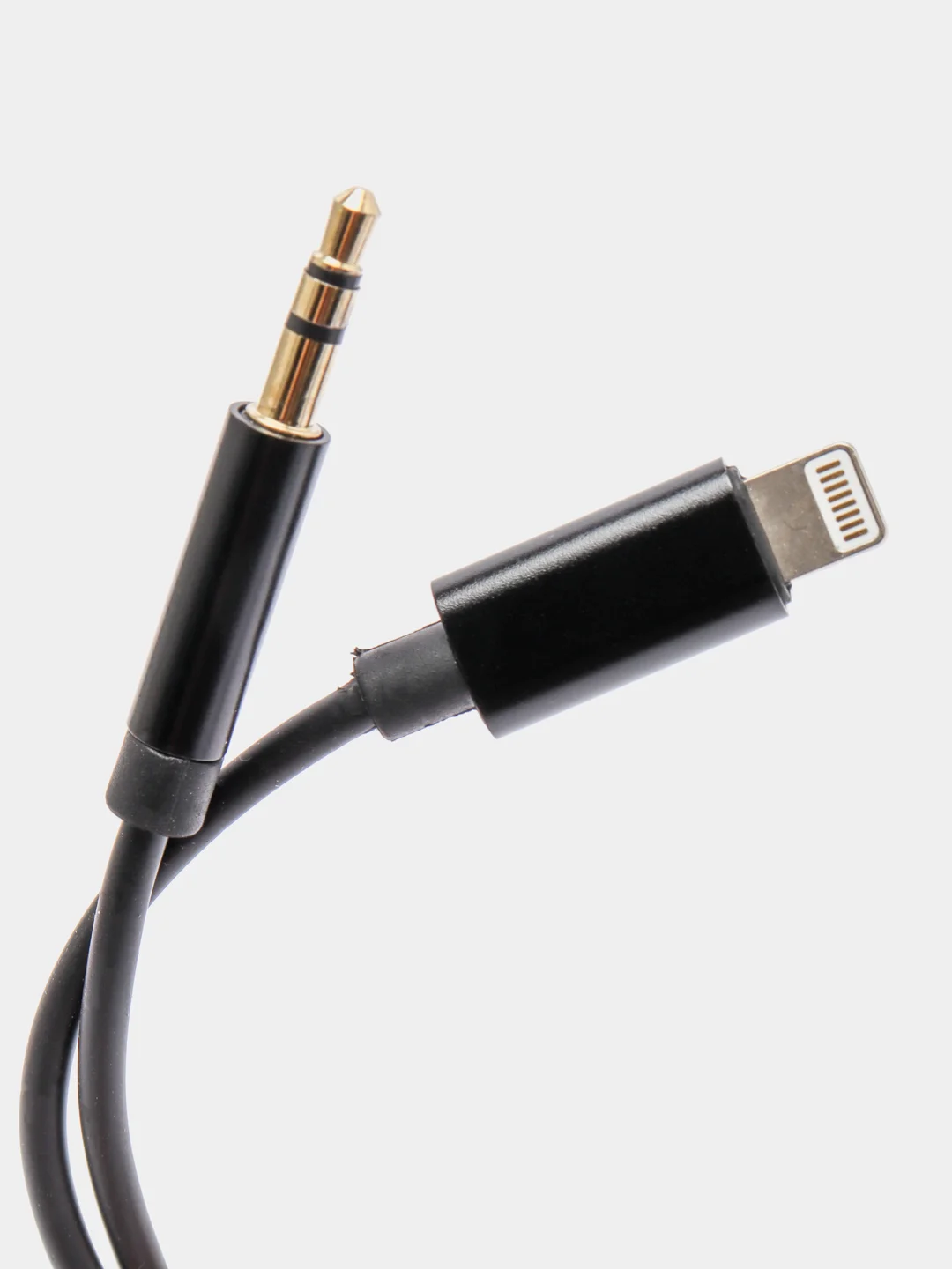 Белый кабель AUX - Lightning для iPhone 1 м, Высокое Качество Звука, Совместимость с Apple