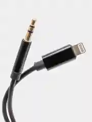 Белый кабель AUX - Lightning для iPhone 1 м, Высокое Качество Звука, Совместимость с Apple