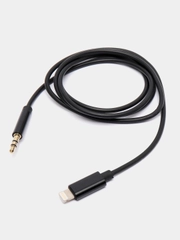 Кабель AUX - Lightning для iPhone 1 м, Высокое Качество Звука, Совместимость с Apple