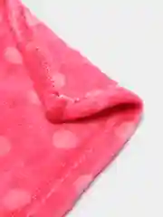 Розовый плед детский