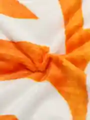 Оранжевый плед детский
