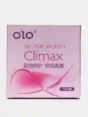 Конфетный презервативы ультратонкие OLO, с гиалуроновой смазкой, OLO "Climax, женский оргазм", 10 шт