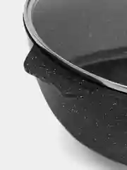 Казан для плова 4-10л Мечта, инновационное антипригарное покрытие Granit black, с крышкой