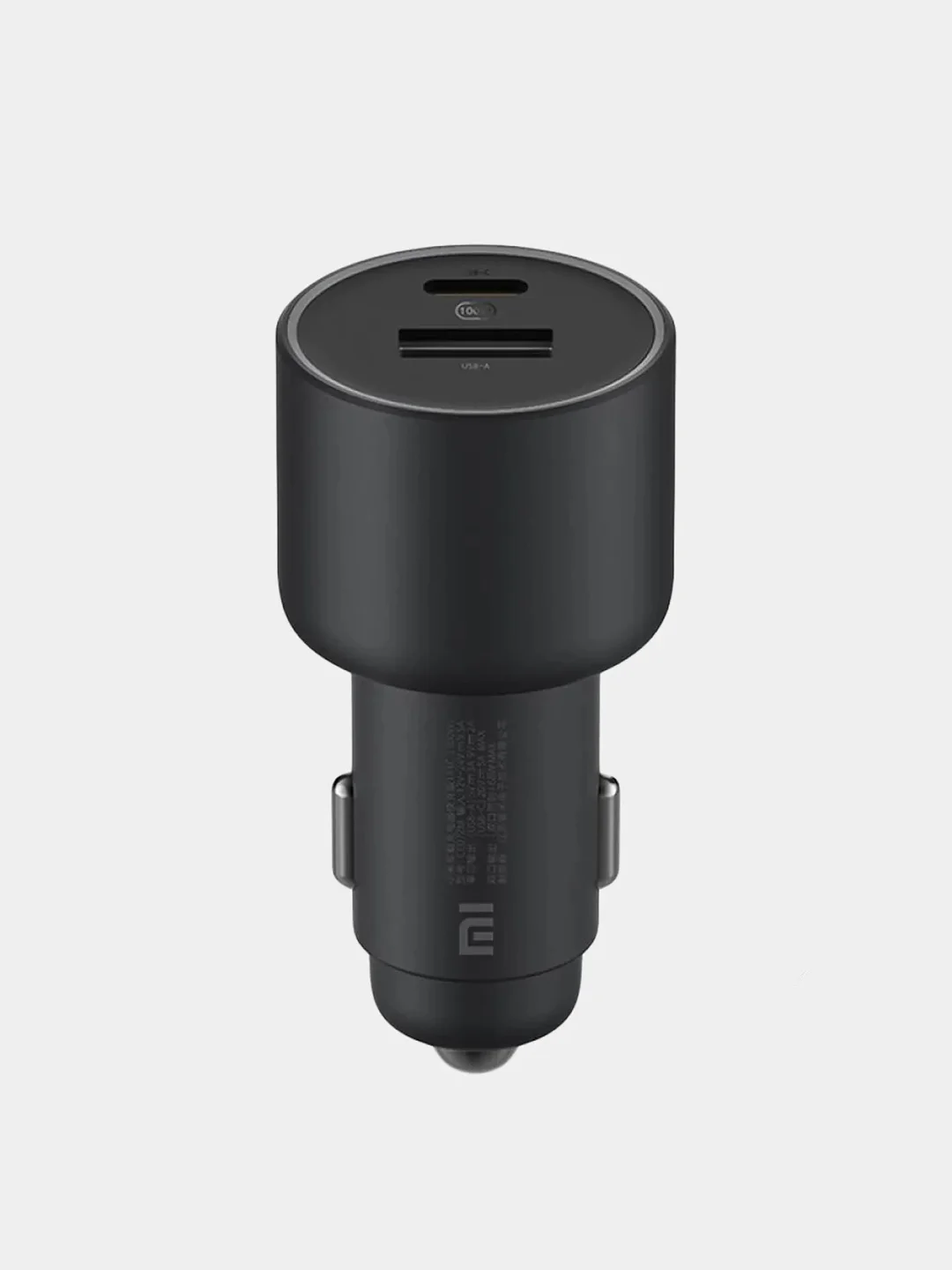 Черный автомобильное зарядное устройство Xiaomi Car Charge 1A1C 100W, CC07ZM