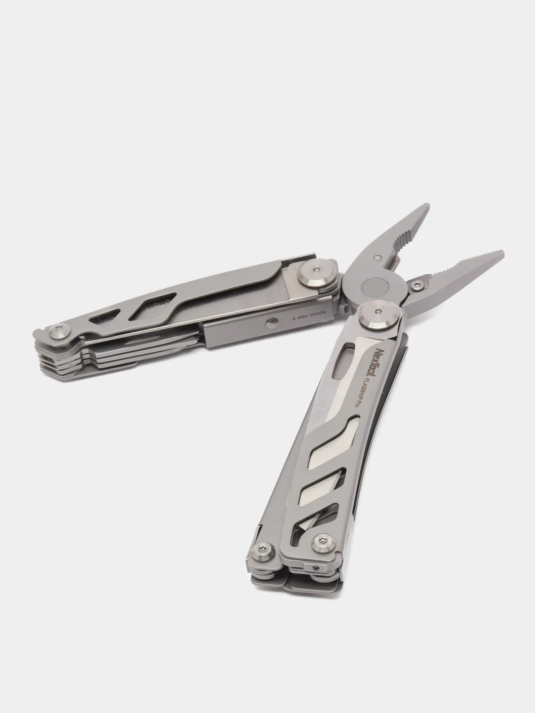 Серебряный мультитул Xiaomi NexTool Flagship Pro, с чехлом, KT5020B, NE0105