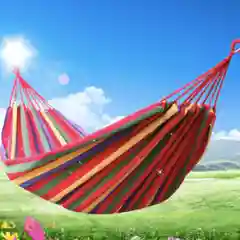 Алый гамак Green Glade, гамак натяжной, тканевый