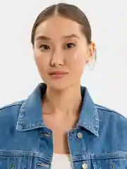 Серебряный серьги каффы без прокола