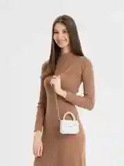 Белый мини сумка женская
