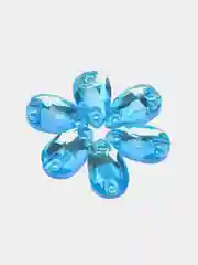Лазурный неоновые стразы Капля Pellosa