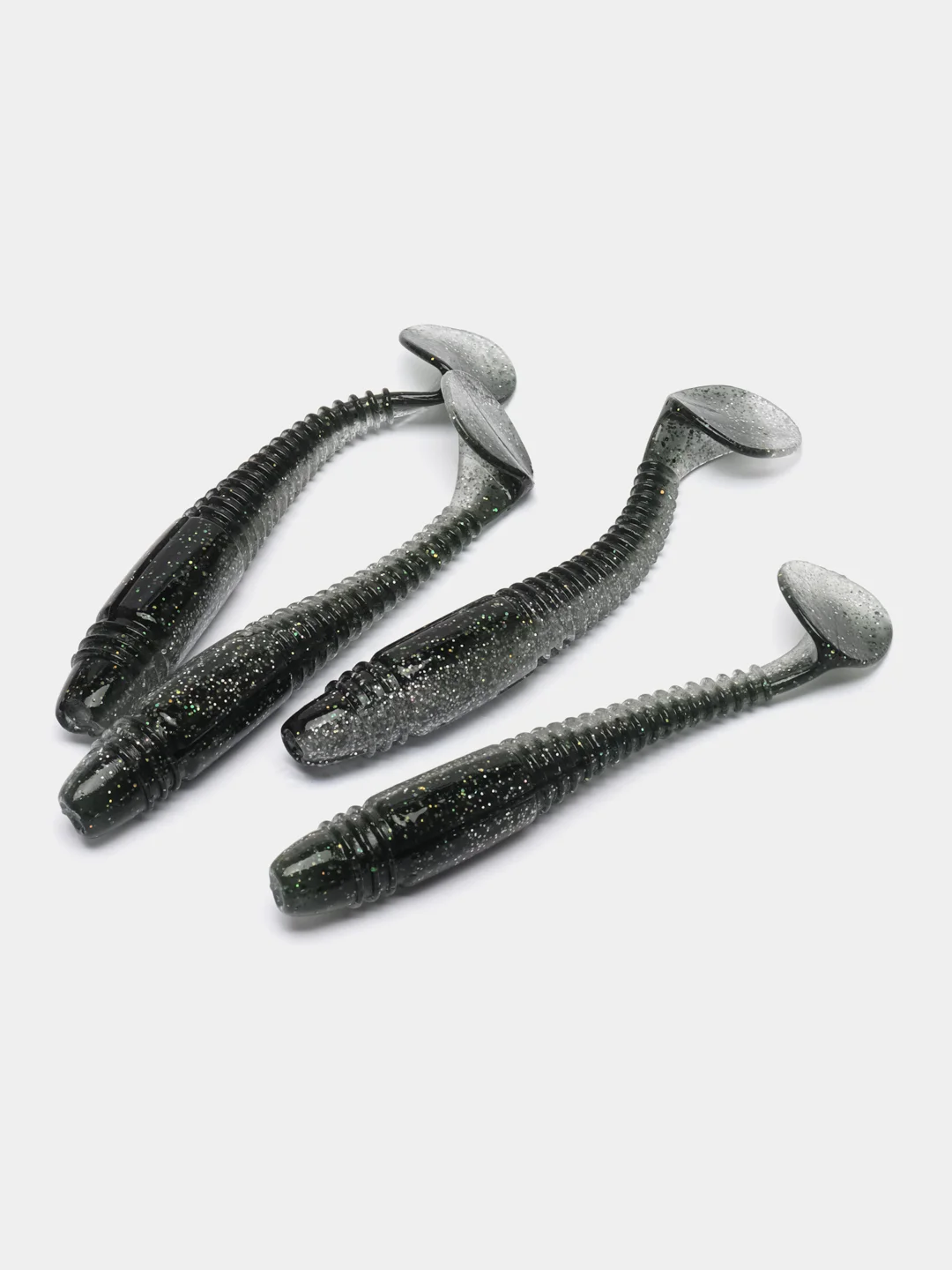 Серебряный силиконовая приманка Keitech Tioga Fat
