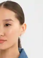 Серебряный серьги "Сквозь горизонт"