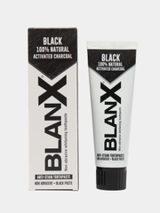Отбеливающая зубная паста BlanX Black Charcoal, с активным древесным углем, 75 мл