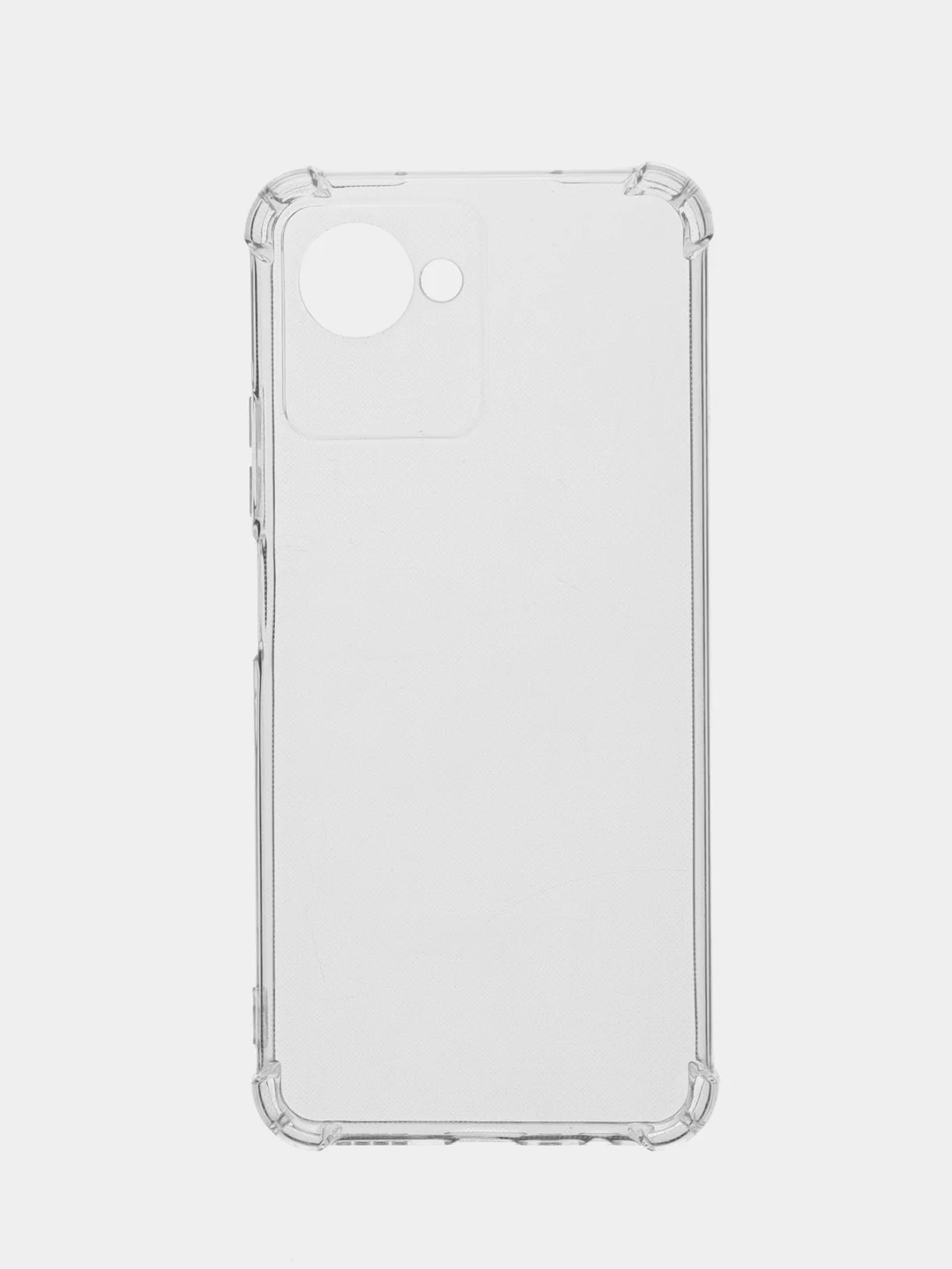 Прозрачный чехол для Realme C30, C31, C33, C35  ( Реалми С30 С31 С33 С35 ) силиконовый, прозрачный