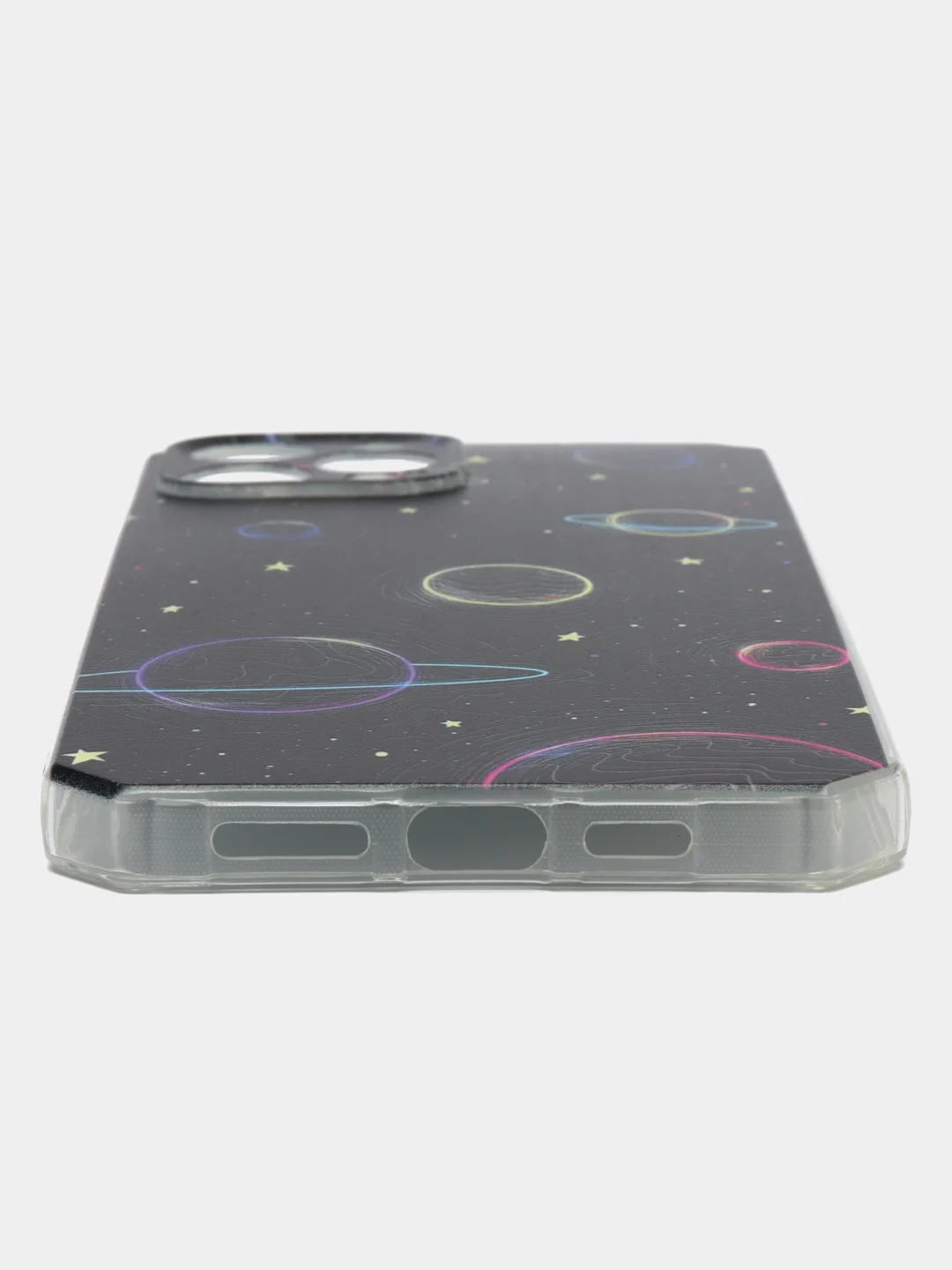 Черный чехол iPhone 11 12 13 Mini Pro Max 7 / 8 Plus / XR силиконовый прозрачный айфон про макс