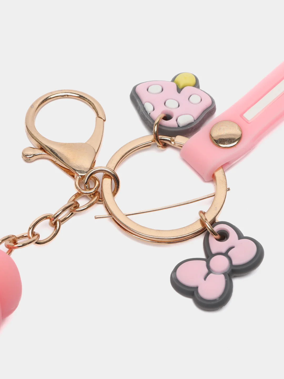 Белый брелок My Melody, Kuromi, Sinnamoroll, Hello Kitty