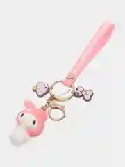 Белый брелок My Melody, Kuromi, Sinnamoroll, Hello Kitty