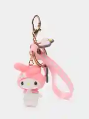 Белый брелок My Melody, Kuromi, Sinnamoroll, Hello Kitty