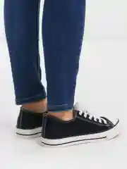 Черный кеды женские