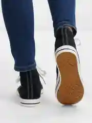 Черный кеды женские, высокие
